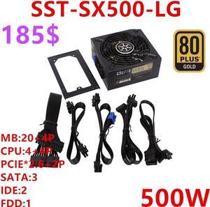 For SilverStone Brand SFX 80plus Gold Game Mute Power Supply 600W/500W Power Supply SST-SX600-G SST-SX500-LG