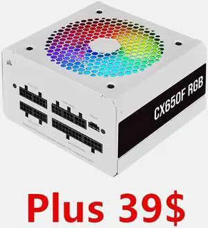 For Corsair Brand Full Module 80plus Bronze Silent Switching Power Supply 650W Power Supply CX650F RGB