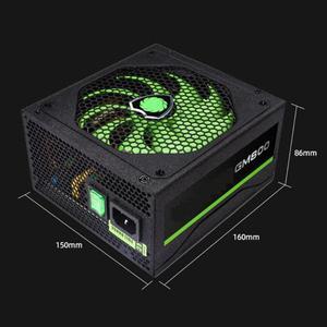 For GameMax Brand ATX Half Modular 80plus Bronze Silent Power Supply for Video Games 800W Power Supply GM-800