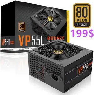 For Antec Brand 80plus Bronze Non Module Game Mute Power Supply 450W-650W Power Supply VP450 VP500 VP550 VP650