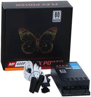 For Dianjipa 80plus Platinum AIO ITX FLEX POS NAS Small 1U K39 K17 K30 A4 S3 G5 600W Power Supply MF 600F