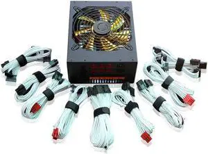 PSU For RoyalLegend 2080TI Legend Full Module Chicken Eating Game Power Supply Rated 1250W Peak 1650W Power Supply HQ-1650WP