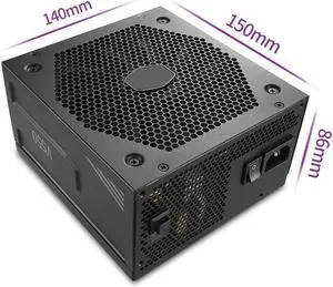 For Cooler Master Brand ATX 80plus Gold Full Module Game Mute Power Supply 550W Switching Power Supply V550