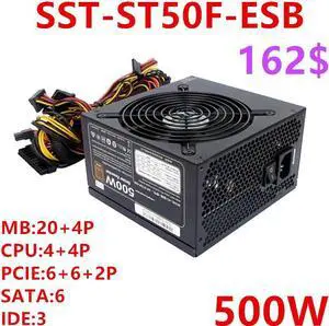 For SilverStone Brand 80plus Bronze Game Mute Power Supply 700W/500W/400W Switching Power Supply SST-ST70F-ESB