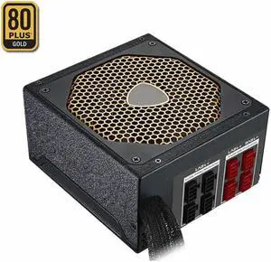For Cougar Brand Half Modular 80plus Gold Silent Power Supply for Video Games 600W Switching Power Supply GX600