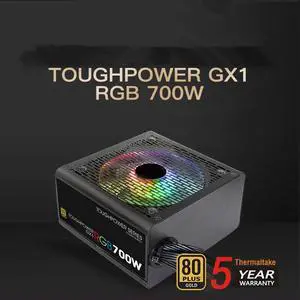 For Thermaltake(Tt) Toughpower GX1 RGB 80plus Gold 700W 2060 Mute Power Supply 700W Power Supply TP-700AH2NKG