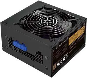 For SilverStone Brand ATX Full Modular 80plus Gold Game Mute Power Supply 550W Power Supply SST-ST55F-G
