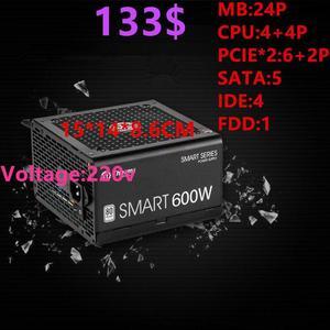 For Thermaltake(Tt) Brand Game Mute Power Supply 400W 500W 600W 700W Power Supply Smart 400W 500W 600W 700W