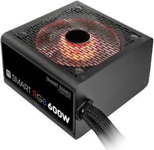 For Thermaltake(Tt) Brand Smart RGB 600W Silent Power Supply for Desktop Mainframe Power Supply SPR-600AH2NK-1