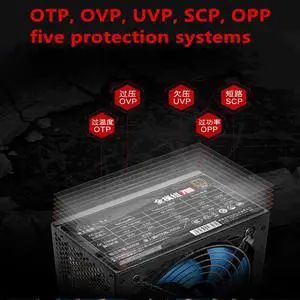 Original PC PSU For Golden Field Brand G6 Broad silence Rated 600W Peak 700W Switching Power Supply EPS600ELA(80+)