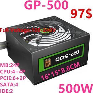 For GameMax Brand 80plus Bronze Silent Power Supply for Video Games 550W/500W Power Supply GP-550 GP-500