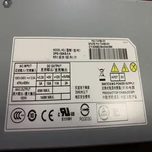 For HP/DPS ProLiant G8 1U 350W/150W Switching Power Supply DPS-150AB-5 A 714768-101 724496-001 DPS-350JB-1 B For HP/DPS ProLiant G8 1U 350W/150W Switching Power Supply DPS-150AB-5 A 714768-101 724496-001 DPS-350JB-1 B