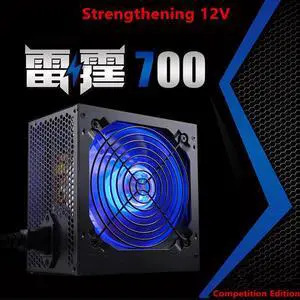 Original PC PSU For Golden Field Brand Support Dual Card Power Supply Backline Rated 500W Peak 600W Power Supply ATX-S6002