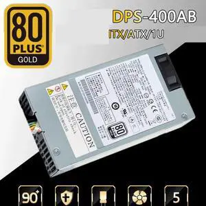 For Delta ITX NAS -12V Small 1U M41 K39 Rated 400W Peak 500W Switching Power Supply DPS-400AB-17B