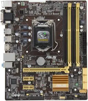 For ASUS B85M-G LGA 1150 Intel B85 HDMI SATA 6Gb/s USB 3.0 Micro ATX Intel Motherboard