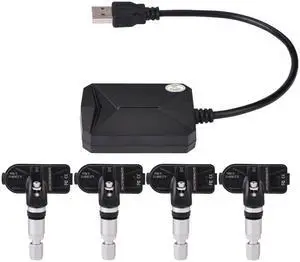USB Car TPMS Tire Pressure Monitor Alarm System/Android Navigation Tire Pressure Monitoring/Wireless Transmission TPMS