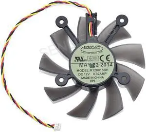 For ASUS GTS250 HD4870 GTX550TI 750 460 560 6670 6850 7770 7850 Graphics Card Cooling Fan DC12V 0.32A 3-Line R128015BH