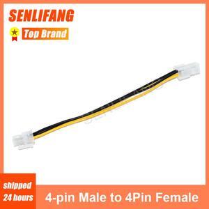 4-pin Male to 4Pin Female  20cm 8 Inch ATXP4EXT ATX 12V  PC CPU Power Extension Cord Connector Adapter