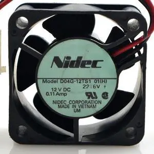 Japan FOR Nidec D04G-12TS1 12V 0.11A 4020 4 cm mute switch heat dissipation fan