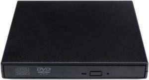 Optical Optic Disc Drive Drives Portable USB 2.0 DVD CD DVD-Rom SATA External Case Slim for Laptop Notebook