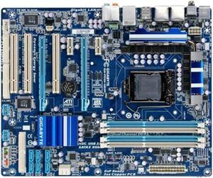 100% motherboard for GA-P55A-UD3P LGA 1156 DDR3 for i5 i7 16G  P55  P55A-UD3P Desktop motherborad mainboard