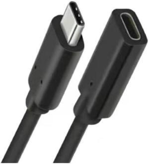 OIAGLH 2PCS/LOT USB 3.1 Type C Male to USB 3.1 Type C Female Extension Data Cable 1M  FOR PC PHONE  NOTE BOOK