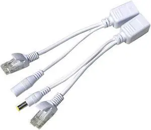 POE Cable Passive Power Over Ethernet Adapter Cable POE Splitter RJ45 Injector Power Supply Module 12-48v For IP Camea