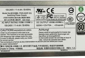 OIAGLH 920W/800W PWS-920P-SQ PWS-801-1R Server Switching Power Supply Redundant Power Supply Module