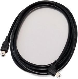 Left Angled 90 Degree Elbow USB Data Extension Cable Mini USB Male to Male T-port Data Car Line 2M