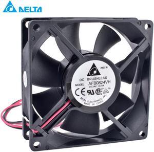 AFB0824VH 8cm 8025 80mm fan 80x80x25mm 24V 0.21A Double ball bearing large air volume inverter cooling fan