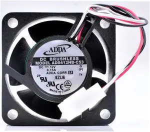 Brand  AD0412HB-C53 4cm 4020 40mm fan DC12V 0.15A 3 line switch power supply small cooling fan