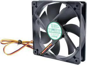 DFB122512H 12cm 120mm fan 120x120x25mm DC12V 3.4w 3 wires, double ball bearings, cooling fan for chassis power supply CPU