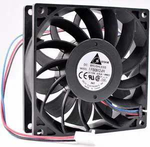 FFB0912VH 9cm 92mm fan 92x92x25mm DC12V 0.90A 3 lines computer chassis CPU server cooling fan FFB0912VH 9cm 92mm fan 92x92x25mm DC12V 0.90A 3 lines computer chassis CPU server cooling fan