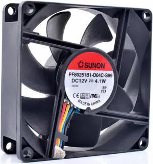 PF80251B1-D04C-S99 8cm 8025 80x80x25mm 12V 4.1W 4 line server chassis CPU cooling fan PF80251B1-D04C-S99 8cm 8025 80x80x25mm 12V 4.1W 4 line server chassis CPU cooling fan