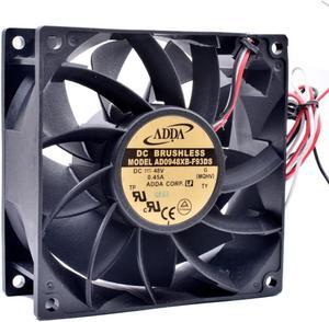 AD0948XB-F93DS 9cm 92x92x38mm 9038 48V 0.45A communication server cooling fan