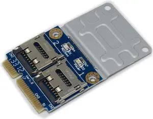 2 SSD HDD for Laptop Dual Micro SD SDHC SDXC TF to Mini PCIe Memory Card reader mPCIe to 2 mini-sdcards mini pci-e adapter 2 SSD HDD for Laptop Dual Micro SD SDHC SDXC TF to Mini PCIe Memory Card reader mPCIe to 2 mini-sdcards mini pci-e adapter
