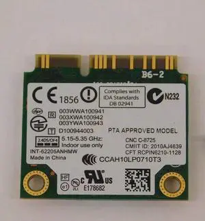 for Dell LATITUDE E6320 Laptop Wireless WiFi Card W/ Screw 0269Y P/N: X9JDY