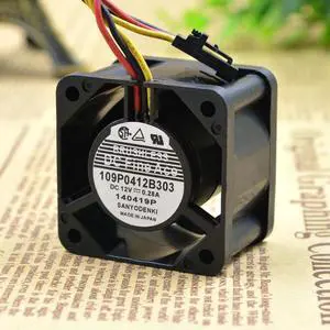 OIAGLH For 12V0.28A 4CM 4028 Ball Bearing Cooling Fan 109P0412B303