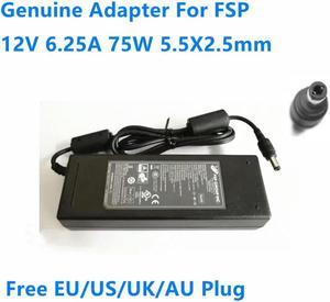 OIAGLH 12V 6.25A 75W FSP075-DIBAN2 FSP075-DMAA1 Power Supply AC Adapter For POLYCOM Group 310 500 Video Conference Charger