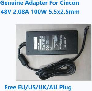 OIAGLH 48V 2.08A 100W 5.5x2.5mm TRG100A480 TR100A480 Power Supply AC Adapter For Cincon Charger