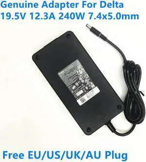 OIAGLH DELTA ADP-240AB B 240W 19.5V 12.3A ADP-240AB D GA240PE1-00 AC Adapter For 230W Laptop Power Supply Charger