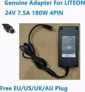 OIAGLH 24V 7.5A 180W 4PIN LITEON PA-1181-28E Power Supply AC Adapter For Laptop Charger