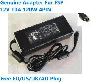 OIAGLH 12V 10A 120W 4pin FSP120-AHAN1 FSP120-AHAN2 Power Supply AC Adapter For Laptop Charger