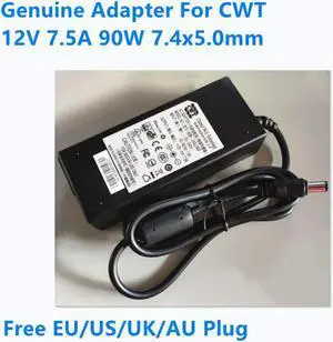 OIAGLH 12V 7.5A 90W 7.4x5.0mm CWT 2AAL090F Power Supply AC Adapter For Laptop Charger