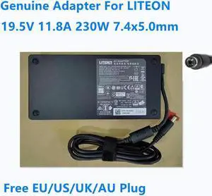 OIAGLH 19.5V 11.8A 230W 7.4x5.0mm LITEON PA-1231-12 Power Supply AC Adapter For Laptop Charger