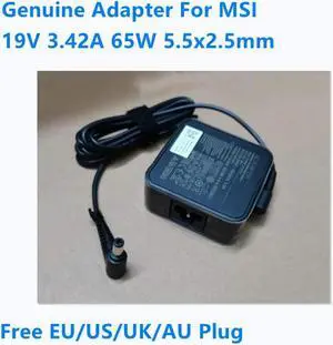 OIAGLH 19V 3.42A 65W 5.5x2.5mm DELTA ADP-65GD D Power Supply AC Adapter For Modern 14 E14 P14 M14 15M Laptop Charger