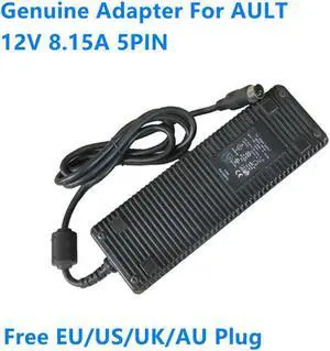 OIAGLH 12V 8.15A 5pin PW132 PW132RA1200F02 AC Adapter For AULT ITE Power Supply Charger