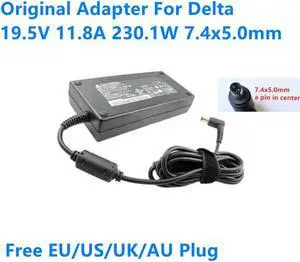 OIAGLH 19.5V 11.8A 230.1W 7.4x5.0mm DELTA ADP-230EB T Power Supply AC Adapter For 230W Laptop Charger