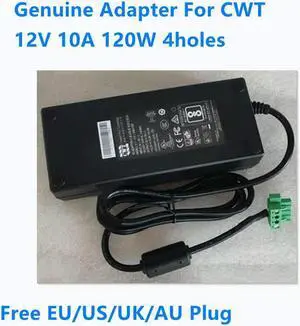 OIAGLH 12V 10A 120W 4holes CWT 2ABU120F AC Power Adapter For Power Supply Charger