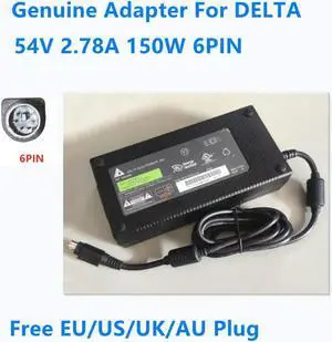 OIAGLH 54V 2.78A 150W 6PIN DELTA DPS-150AB-13A DPS-150AB-13 A AC Adapter For Power Supply Charger